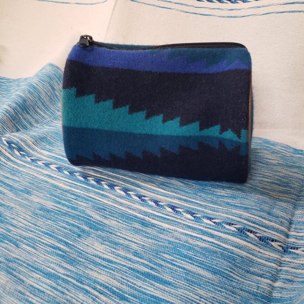 Final Vtg Pendleton Bag Multicolor Toiletries Cos… - image 3